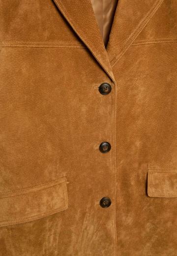 Кожаное пальто