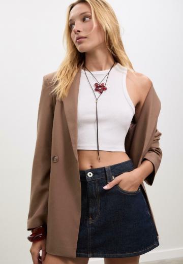 Длинный блейзер