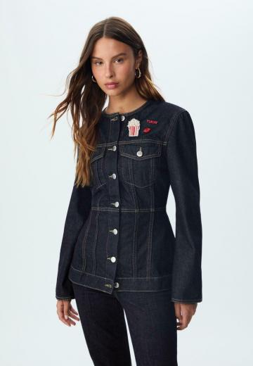 Джинсовая жилетка