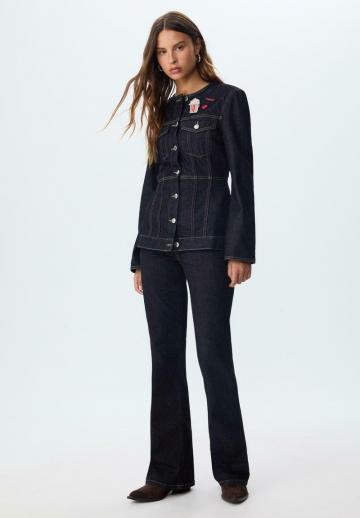Джинсовая жилетка