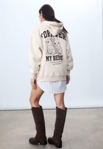 Пуловер с капюшоном