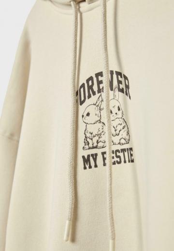 Пуловер с капюшоном