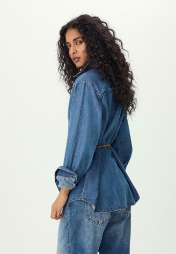 Джинсовая блузка