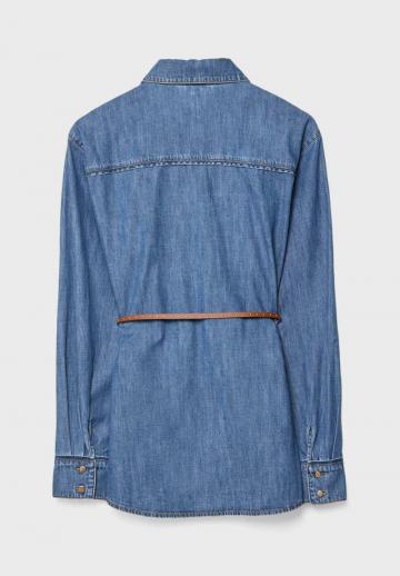 Джинсовая блузка