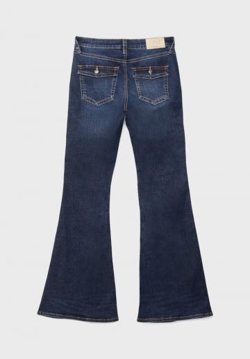 Клешеные джинсы