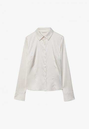 Атласная блузка