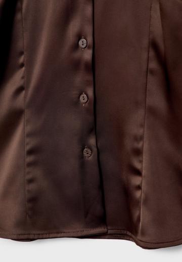 Атласная блузка