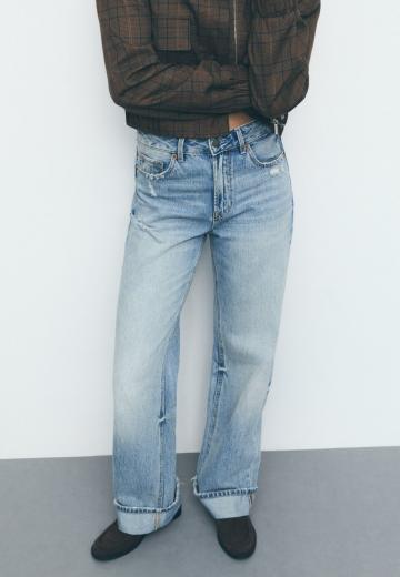 Прямые джинсы