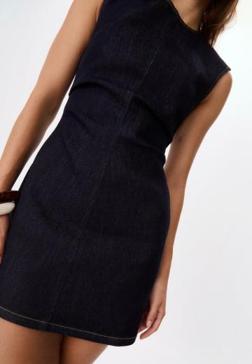 Джинсовое платье