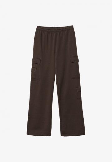 Брюки с накладными карманами