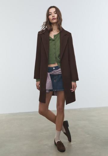 Короткое пальто