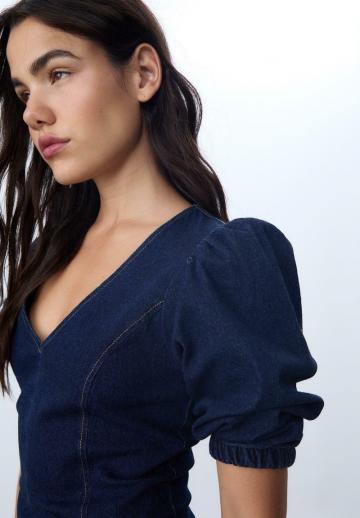 Джинсовое платье