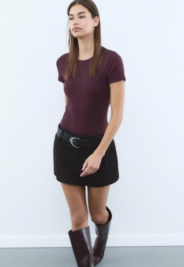 Юбка с накладными карманами