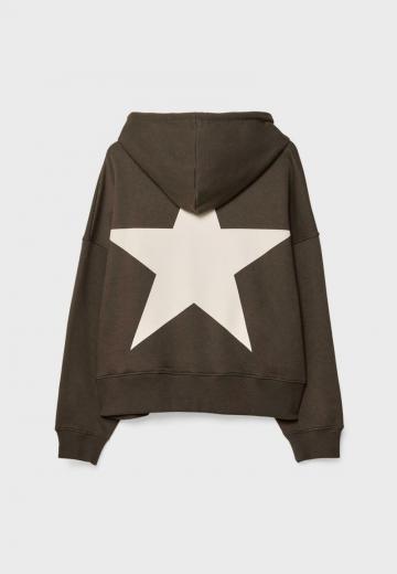 Пуловер с капюшоном