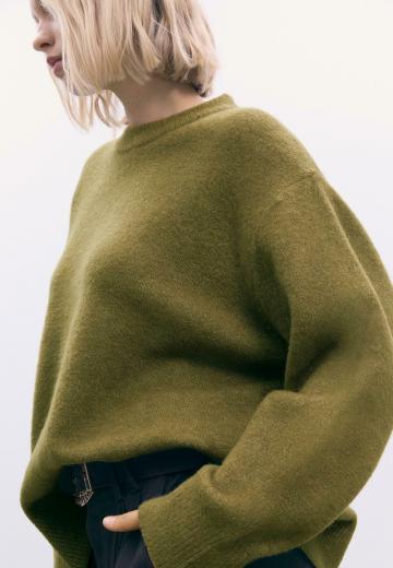 Длинный пуловер