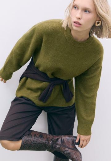 Длинный пуловер