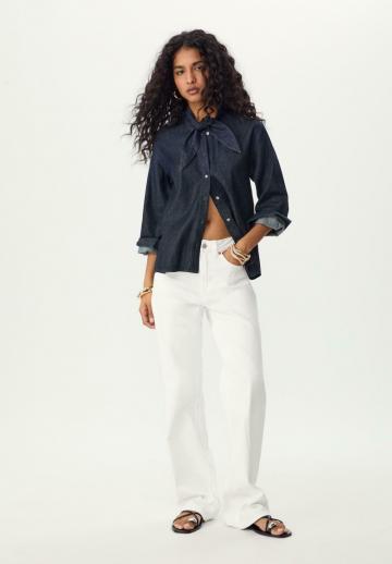 Джинсовая блузка