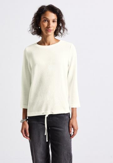 Пуловер с рукавом три четверти