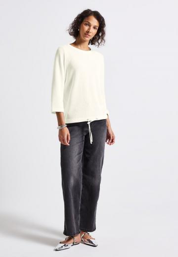 Пуловер с рукавом три четверти