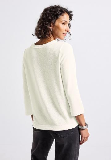 Пуловер с рукавом три четверти