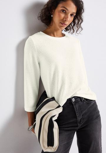 Пуловер с рукавом три четверти