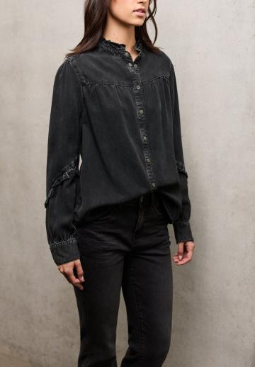 Джинсовая блузка