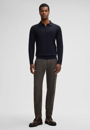 Поло с длинным рукавом