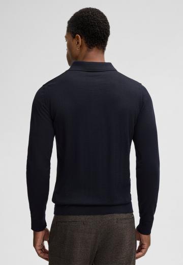 Поло с длинным рукавом