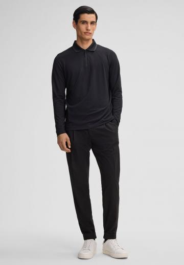 Поло с длинным рукавом