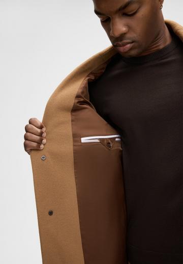 Шерстяное пальто