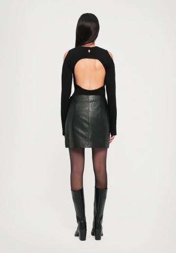 Кожаная юбка