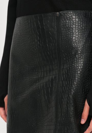 Кожаная юбка