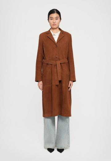 Кожаное пальто