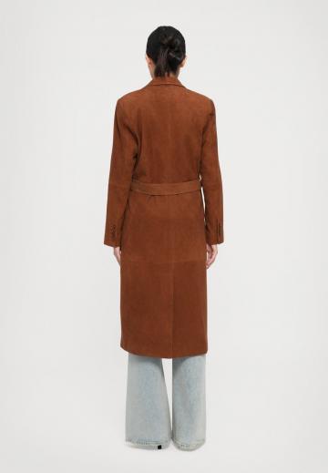 Кожаное пальто