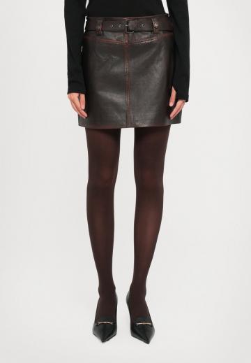 Кожаная юбка