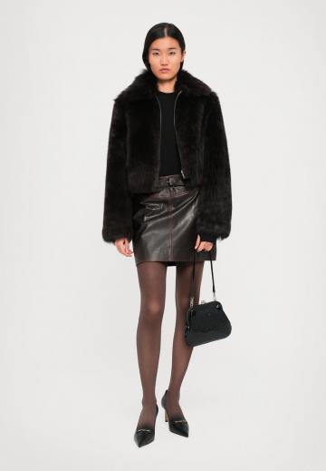Кожаная юбка