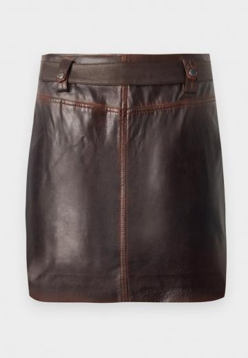 Кожаная юбка