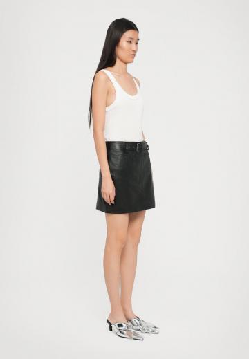 Кожаная юбка