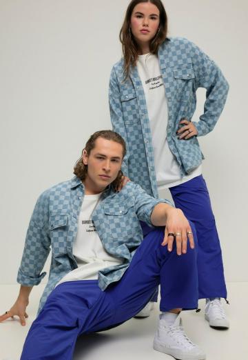 Джинсовая блузка