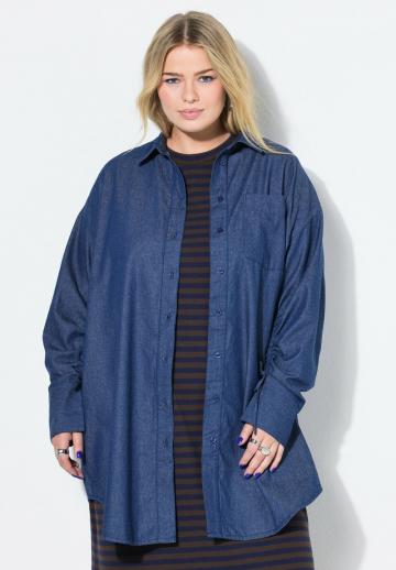 Джинсовая блузка