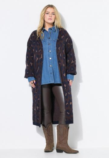 Жаккардовая вязаная кофта