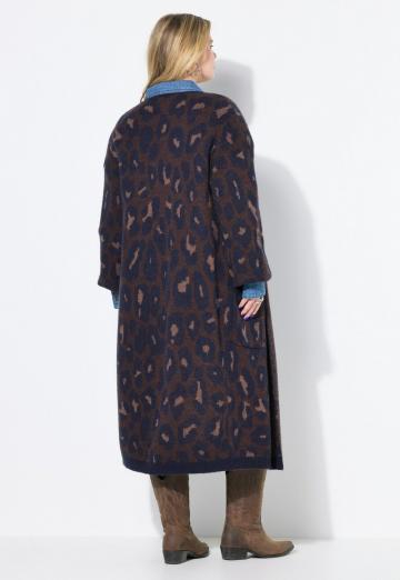 Жаккардовая вязаная кофта