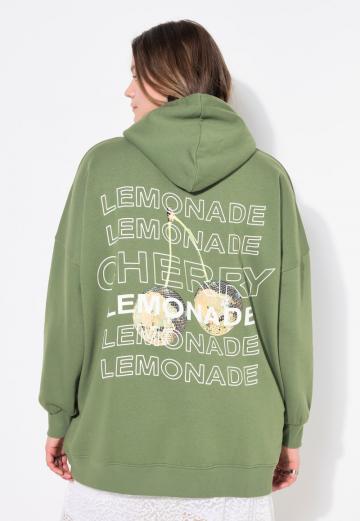 Пуловер с капюшоном