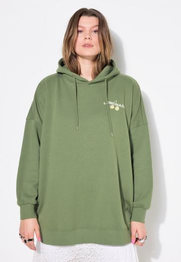 Пуловер с капюшоном