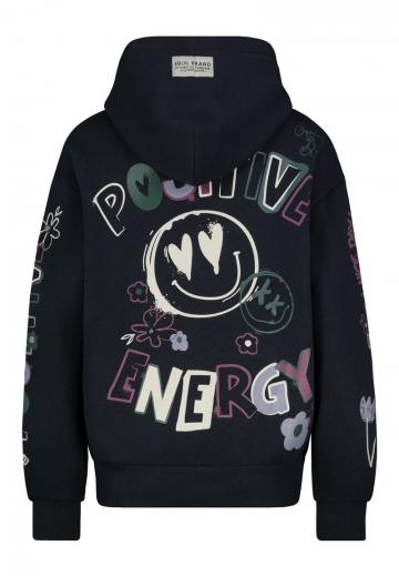 Пуловер с капюшоном