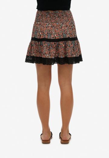 Юбка с воланами