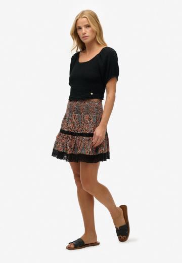 Юбка с воланами