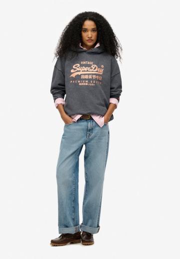 Пуловер с капюшоном