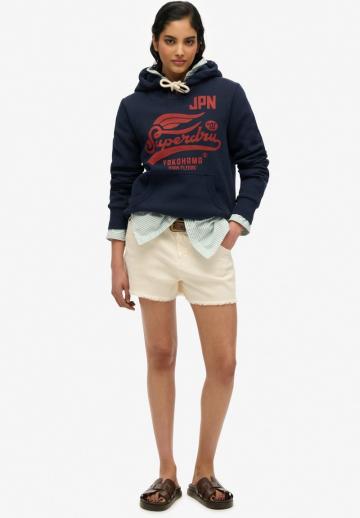 Пуловер с капюшоном