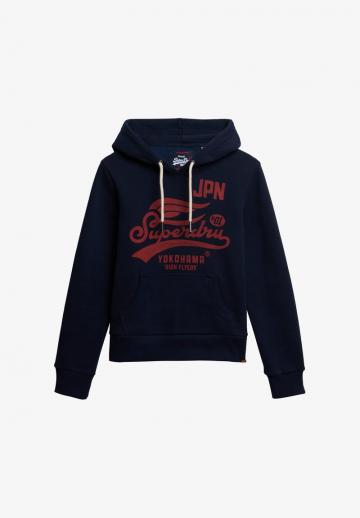 Пуловер с капюшоном